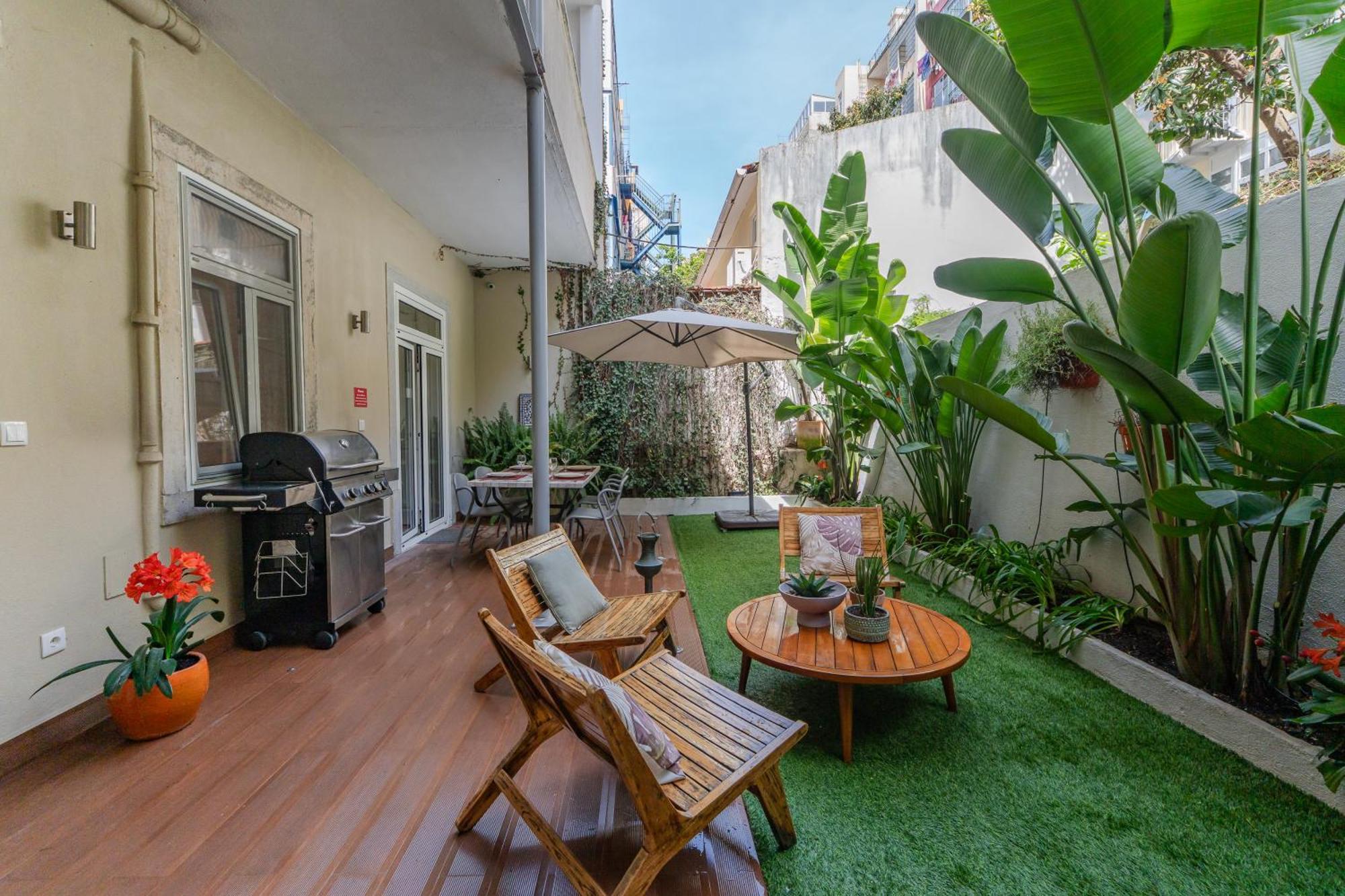 Lisbon Garden Retreat Lägenhet Exteriör bild